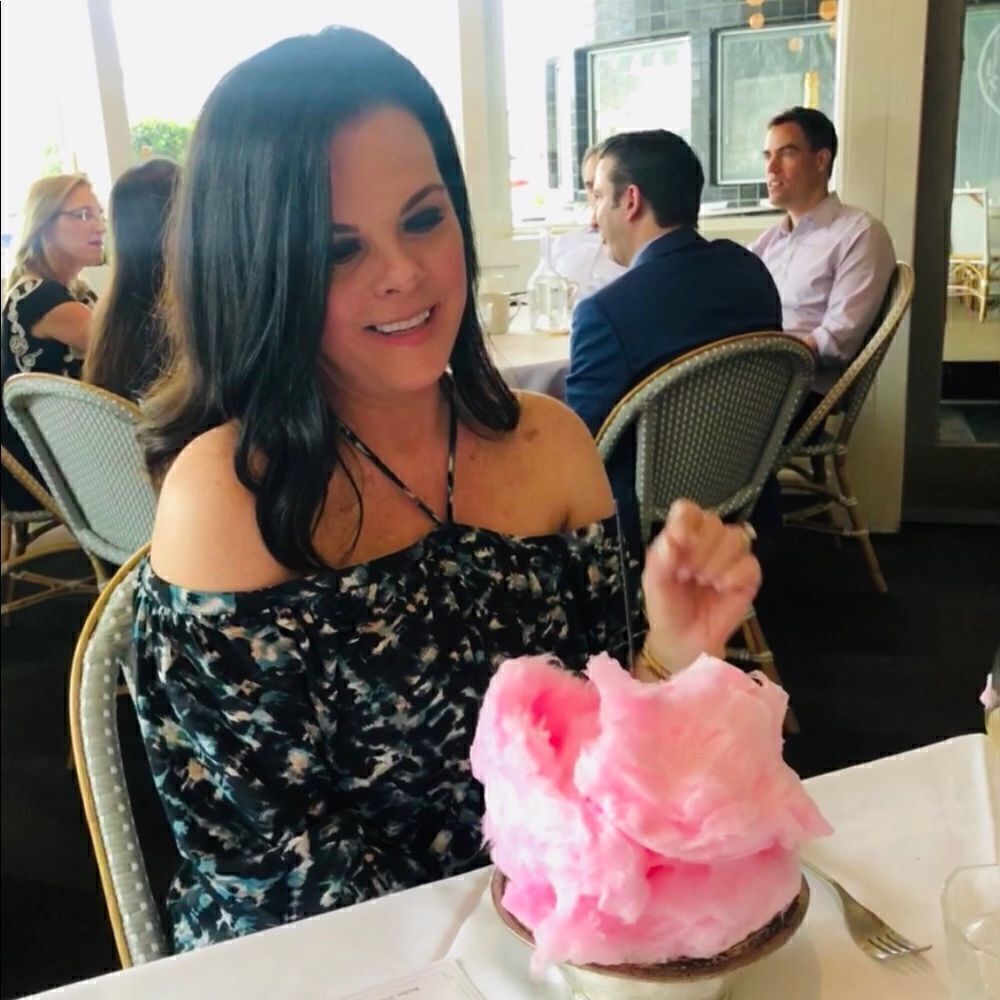 Vicidolls navy blue Off shoulder blouse